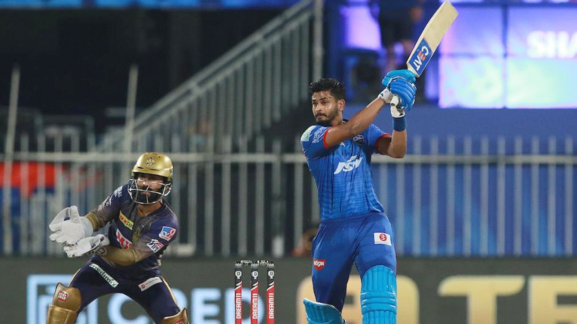 Delhi Capitals captain Shreyas Iyer scored his fastest fifty in the IPL in the match against KKR.