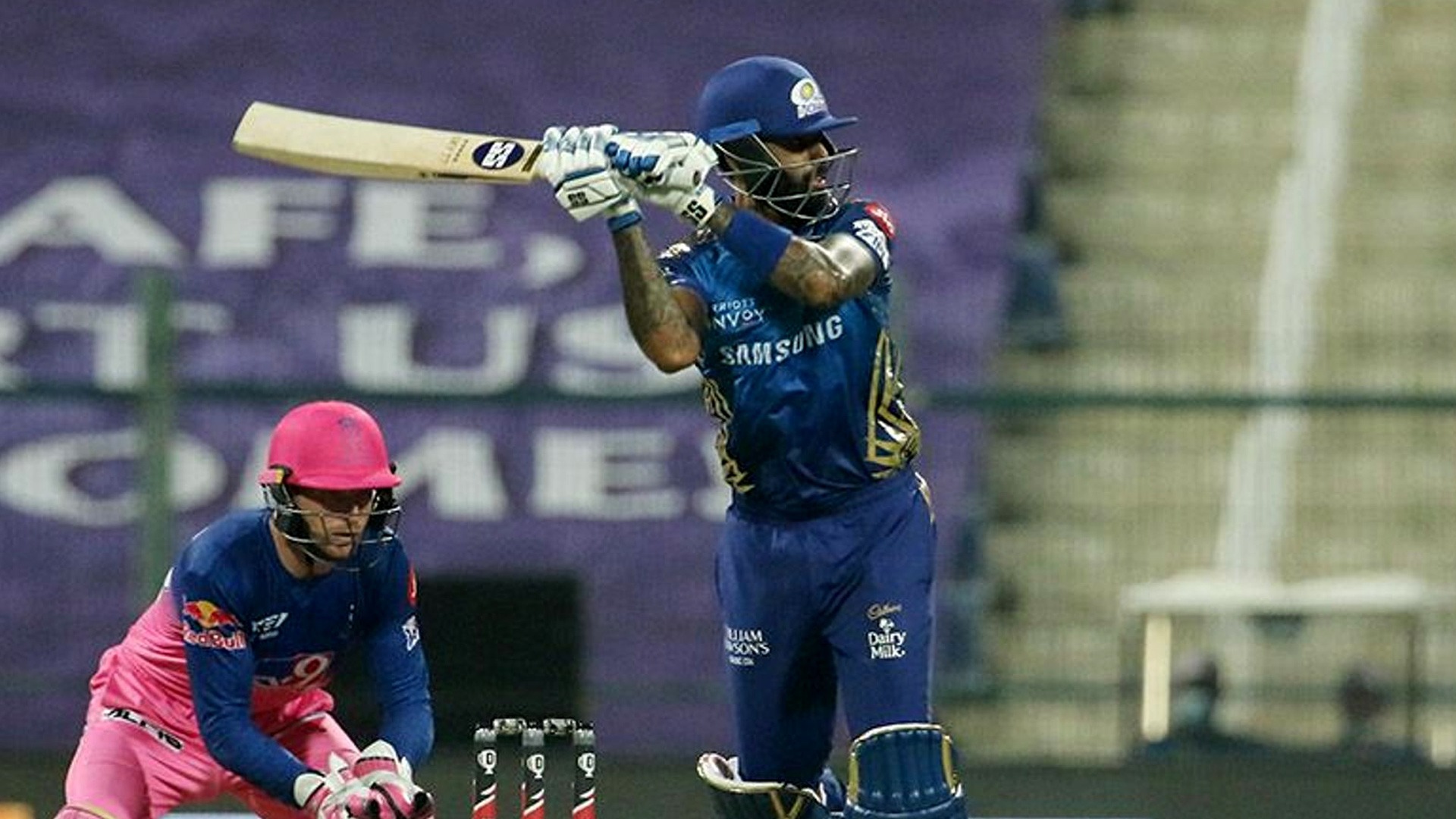 Suryakumar Yadav overcomes concussion scare, makes his highest IPL score