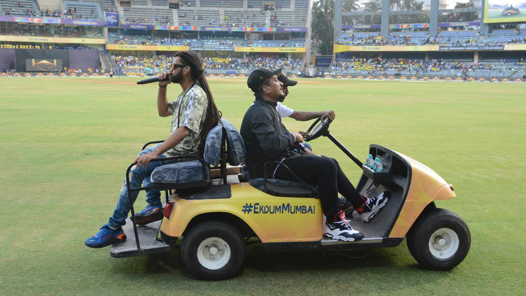 Divine lights up the Wankhede Divine lights up the Wankhede