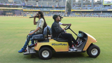 Divine lights up the Wankhede Divine lights up the Wankhede